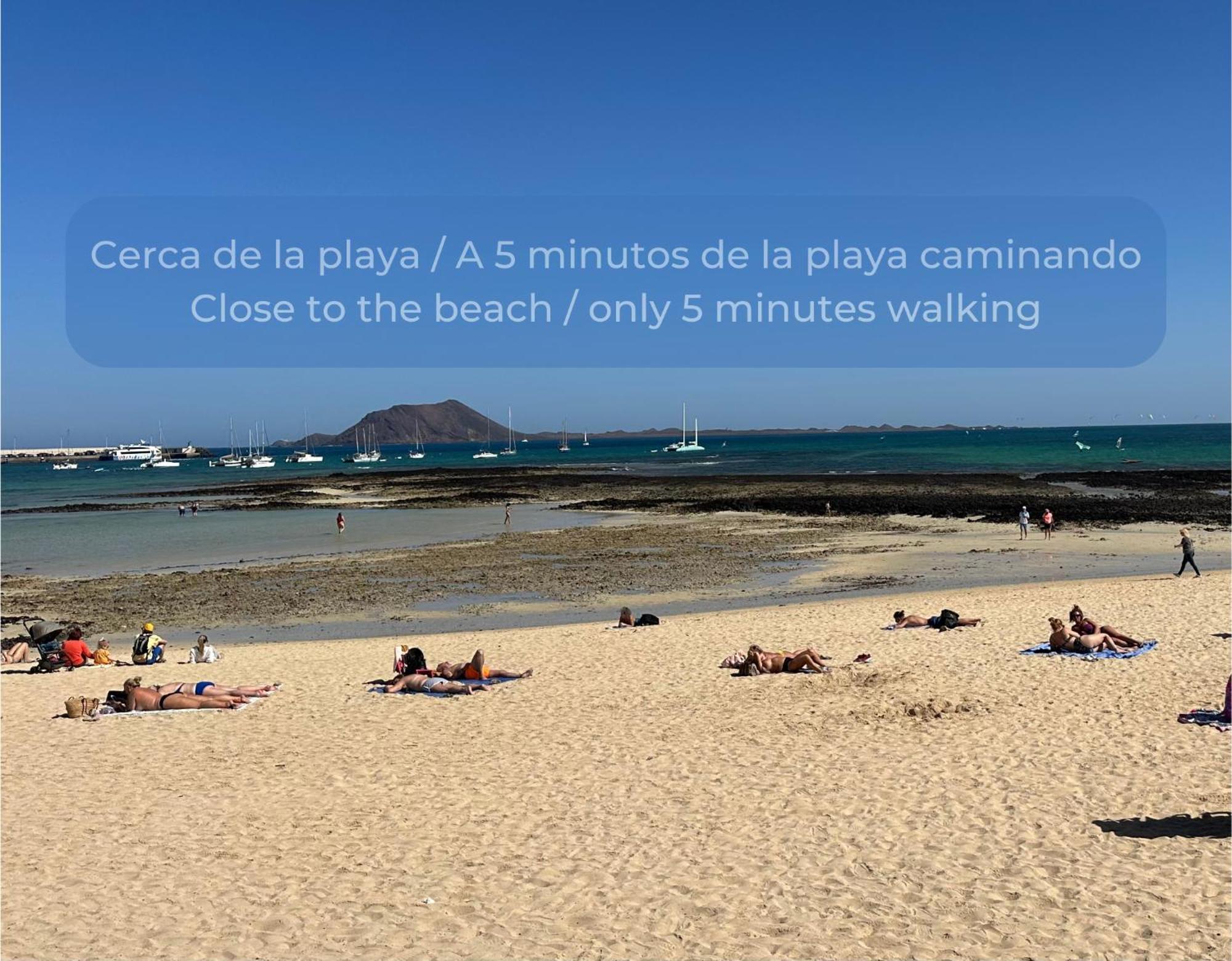 Fresh Lemonade Con Piscina, Ac, Doble Terraza, Cocina Completa Y Parking Apartment Corralejo Ngoại thất bức ảnh